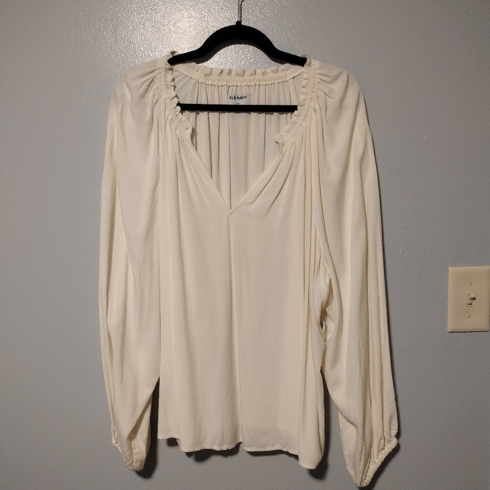 Old Navy Boho Peasant Blouse Top